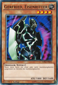 Gerfried, Eisenritter Yu-Gi-Oh! Karte LDK2-DEJ12 Common