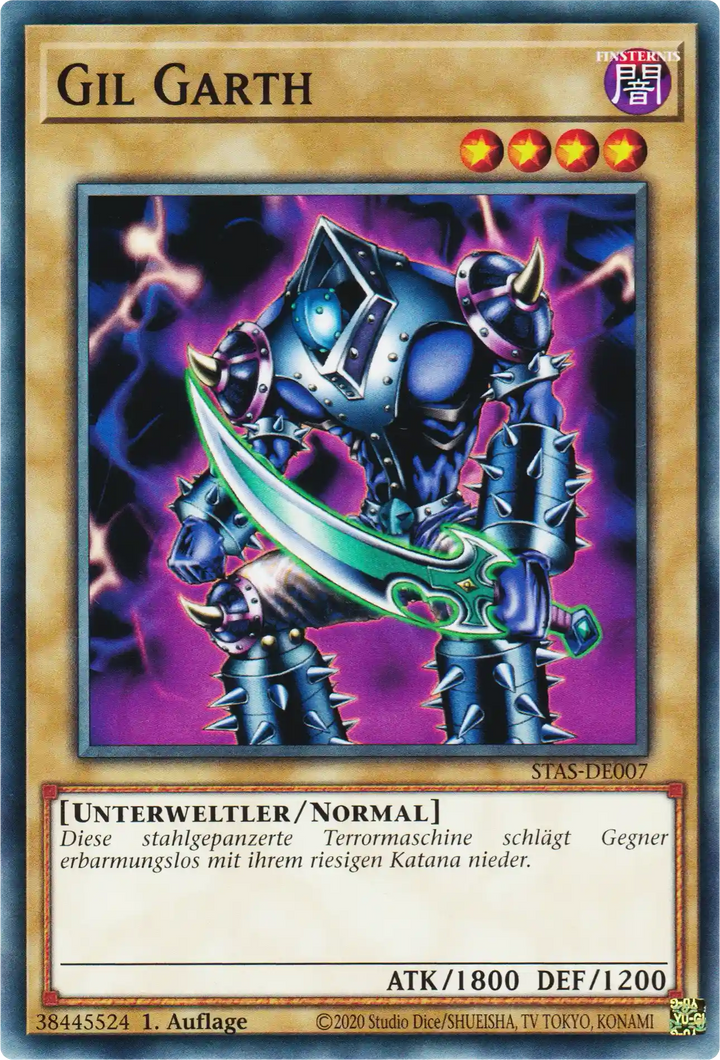 Gil Garth Yu-Gi-Oh! Karte STAS-DE007 Common