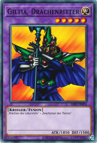Giltia, Drachenritter Yu-Gi-Oh! Karte MRD-DE094 Common
