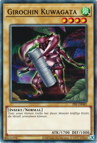 Girochin Kuwagata Yu-Gi-Oh! Karte PSV-DE085 Common