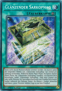 Glänzender Sarkophag Yu-Gi-Oh! Karte LEDE-DE051 Secret Rare