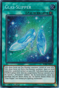 Glas-Slipper Yu-Gi-Oh! Karte BLRR-DE011 Secret Rare