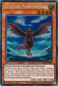 Glife der Phantomvogel Yu-Gi-Oh! Karte BLRR-DE008 Secret Rare