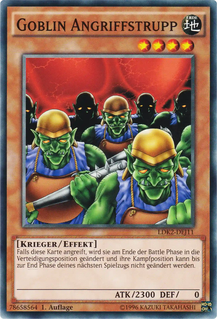 Goblin Angriffstrupp Yu-Gi-Oh! Karte LDK2-DEJ11 Common