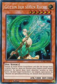 Göttin der süßen Rache Yu-Gi-Oh! Karte LCKC-DE106 Secret Rare