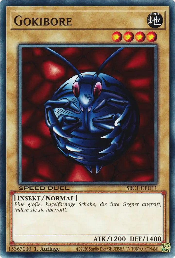 Gokibore Yu-Gi-Oh! Karte SBC1-DED11 Common
