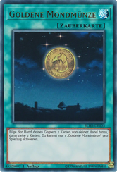 Goldene Mondmünze Yu-Gi-Oh! Karte BLHR-DE003 Ultra Rare