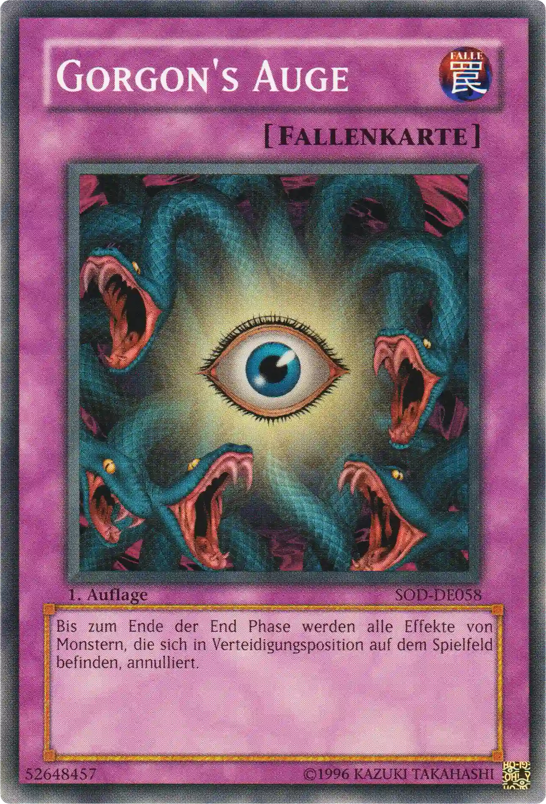 Gorgon's Auge Yu-Gi-Oh! Karte SOD-DE058 Common