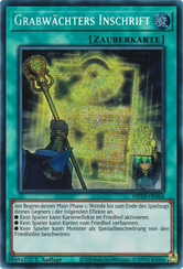Grabwächters Inschrift Yu-Gi-Oh! Karte MP24-DE064 Secret Rare