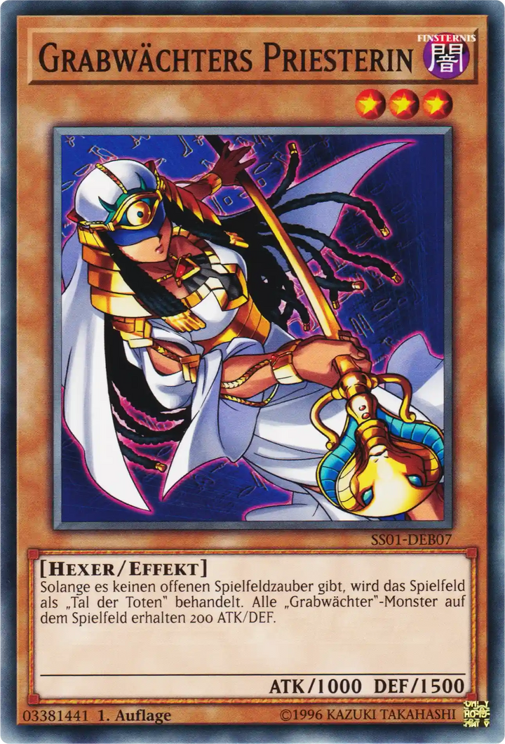 Grabwächters Priesterin Yu-Gi-Oh! Karte SS01-DEB07 Common