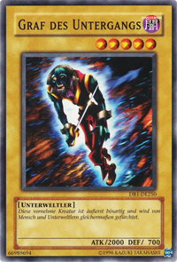 Graf des Untergangs Yu-Gi-Oh! Karte DB1-DE250 Common