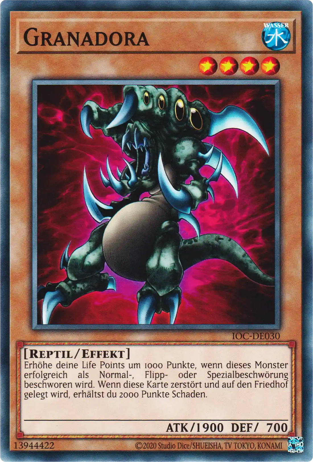 Granadora Yu-Gi-Oh! Karte IOC-DE030 Common