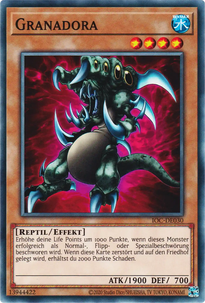 Granadora Yu-Gi-Oh! Karte IOC-DE030 Common