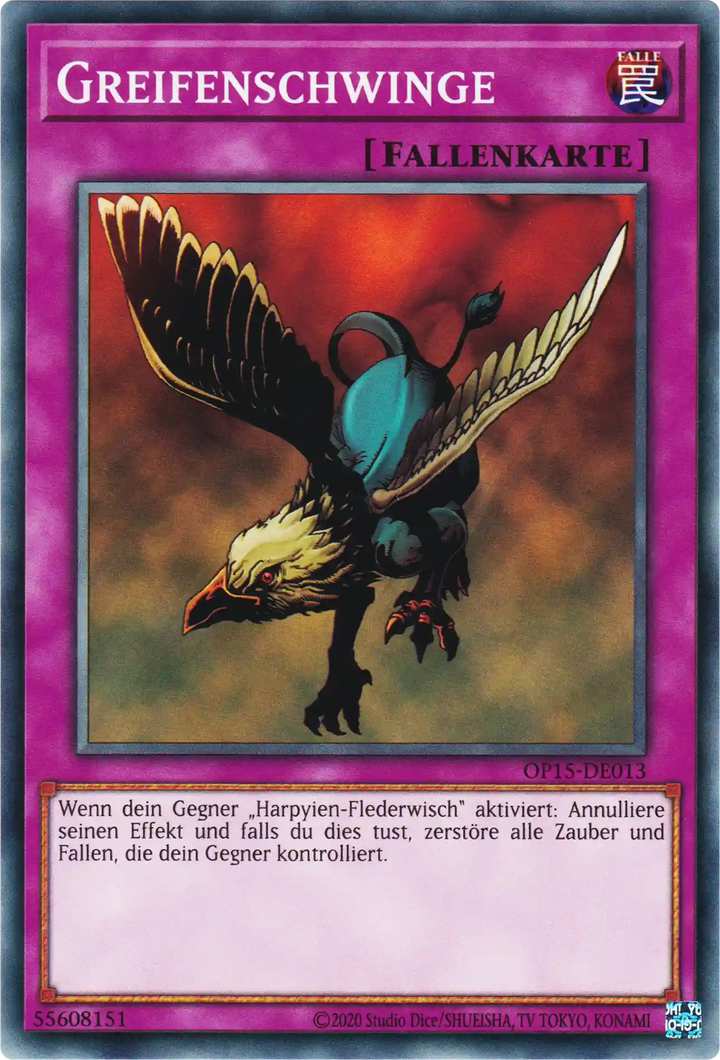 Greifenschwinge Yu-Gi-Oh! Karte OP15-DE013 Common