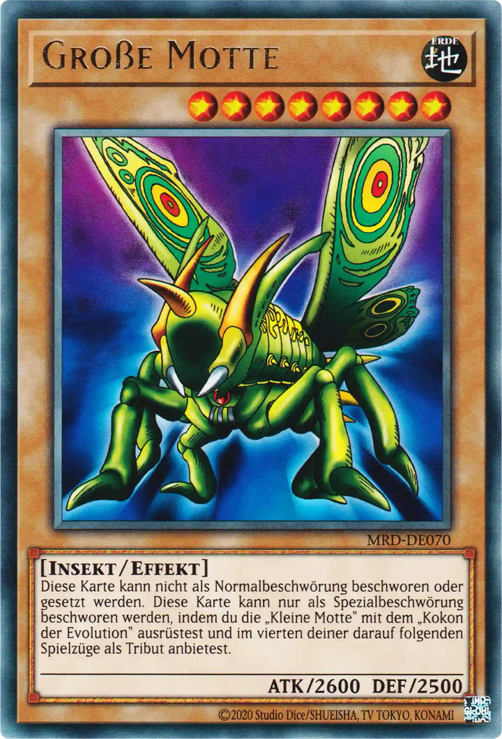 Große Motte Yu-Gi-Oh! Karte MRD-DE070 Rare