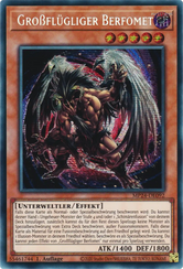 Großflügliger Berfomet Yu-Gi-Oh! Karte MP24-DE092 Secret Rare