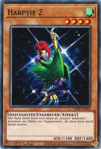 Harpyie 2 Yu-Gi-Oh! Karte LDS2-DE069 Common