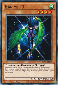 Harpyie 3 Yu-Gi-Oh! Karte LDS2-DE070 Common