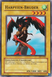 Harpyien-Bruder Yu-Gi-Oh! Karte PSV-DE049 Common