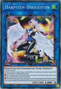 Harpyien-Dirigentin Yu-Gi-Oh! Karte BLHR-DE047 Secret Rare