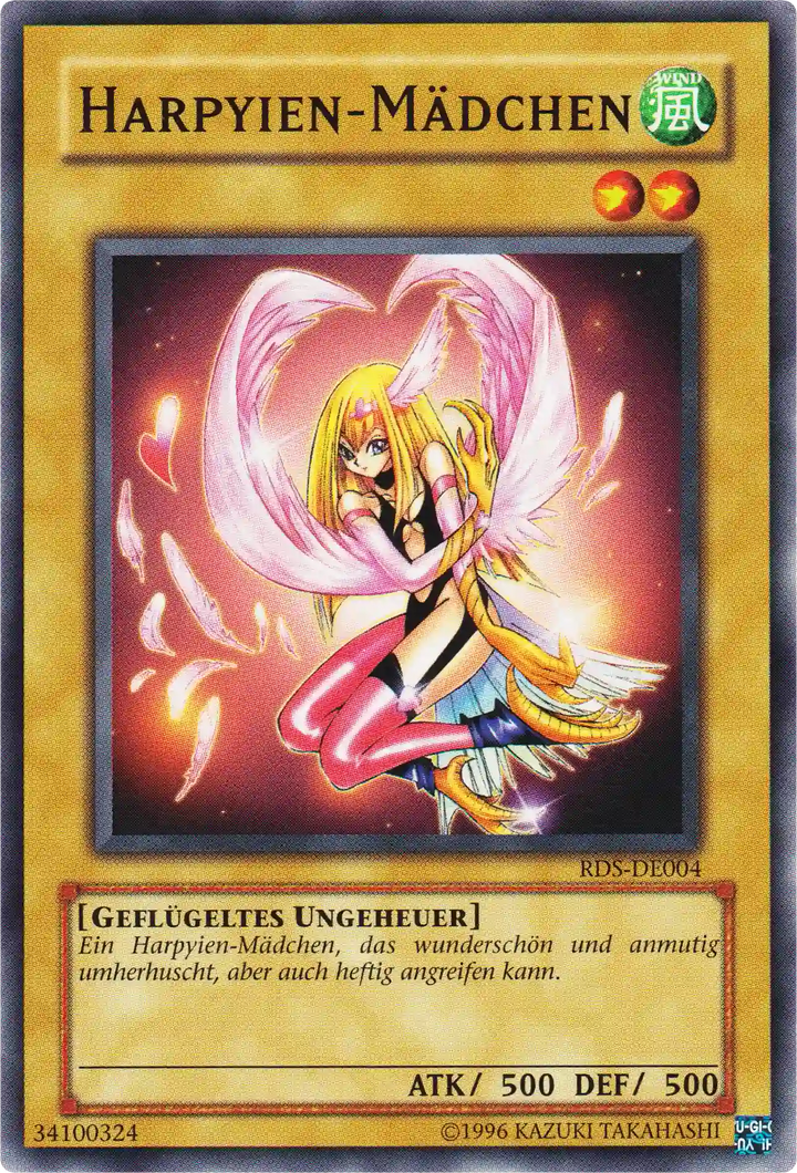 Harpyien-Mädchen Yu-Gi-Oh! Karte RDS-DE004 Common