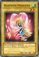 Harpyien-Mädchen Yu-Gi-Oh! Karte SD8-DE004 Common