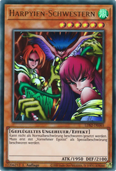 Harpyien-Schwestern Yu-Gi-Oh! Karte LDS2-DE065 Ultra Rare