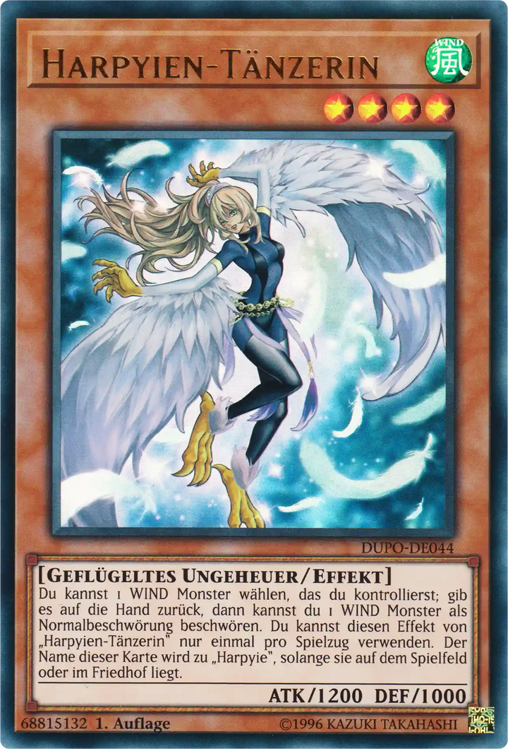 Harpyien-Tänzerin Yu-Gi-Oh! Karte DUPO-DE044 Ultra Rare