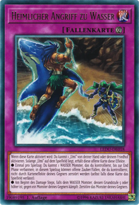 Heimlicher Angriff zu Wasser Yu-Gi-Oh! Karte LEDU-DE018 Rare