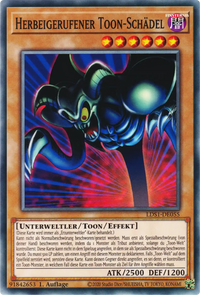 Herbeigerufener Toon-Schädel Yu-Gi-Oh! Karte LDS1-DE055 Common