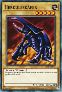 Herkuleskäfer Yu-Gi-Oh! Karte OP19-DE012 Common