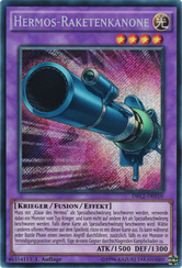 Hermos-Raketenkanone Yu-Gi-Oh! Karte DRL2-DE010 Secret Rare