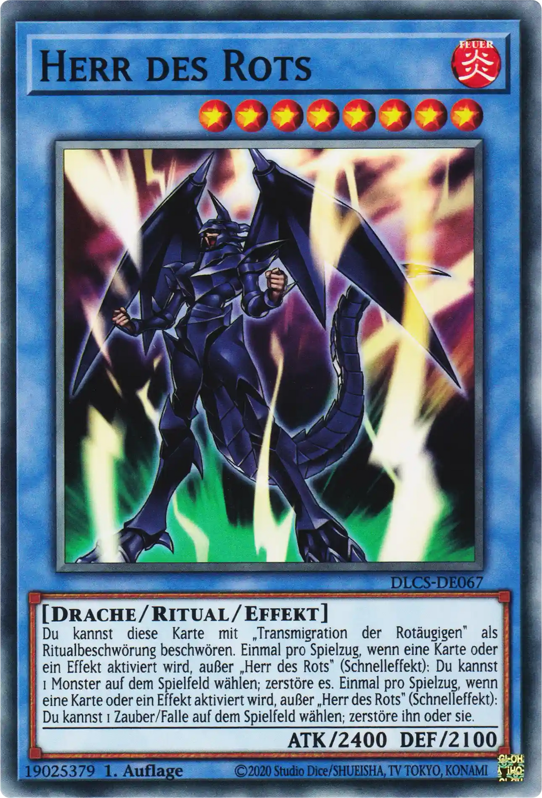Herr des Rots Yu-Gi-Oh! Karte DLCS-DE067 Common