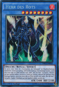 Herr des Rots Yu-Gi-Oh! Karte DRL2-DE016 Secret Rare