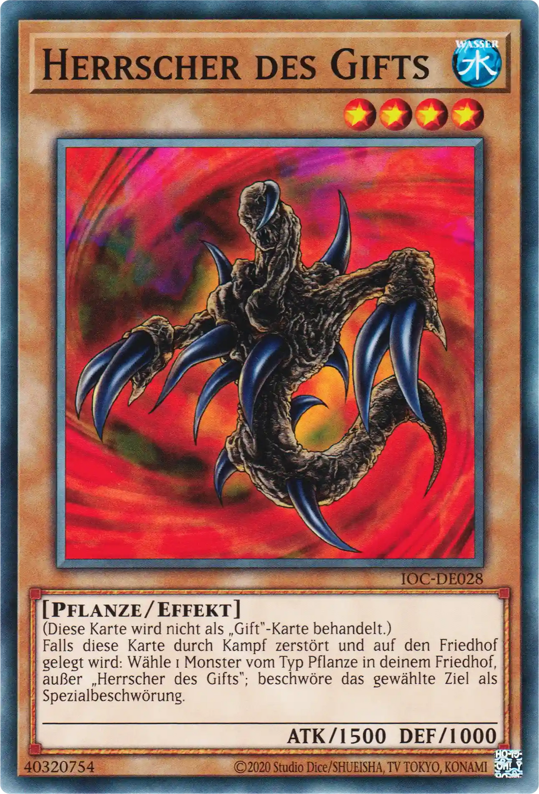 Herrscher des Gifts Yu-Gi-Oh! Karte IOC-DE028 Common