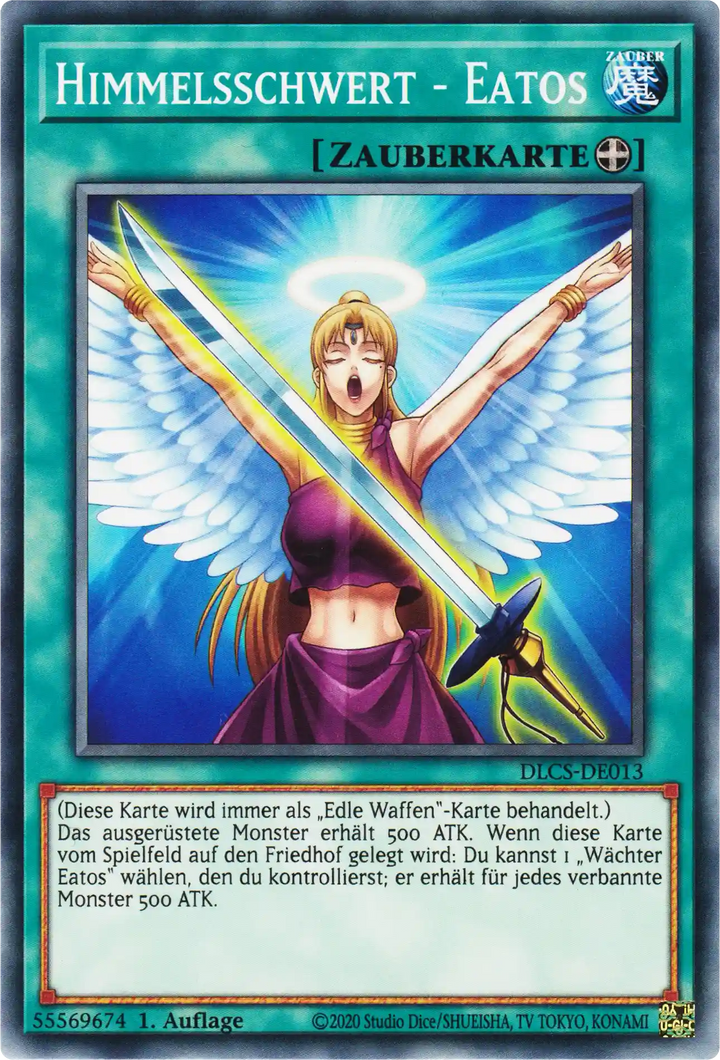 Himmelsschwert - Eatos Yu-Gi-Oh! Karte DLCS-DE013 Common
