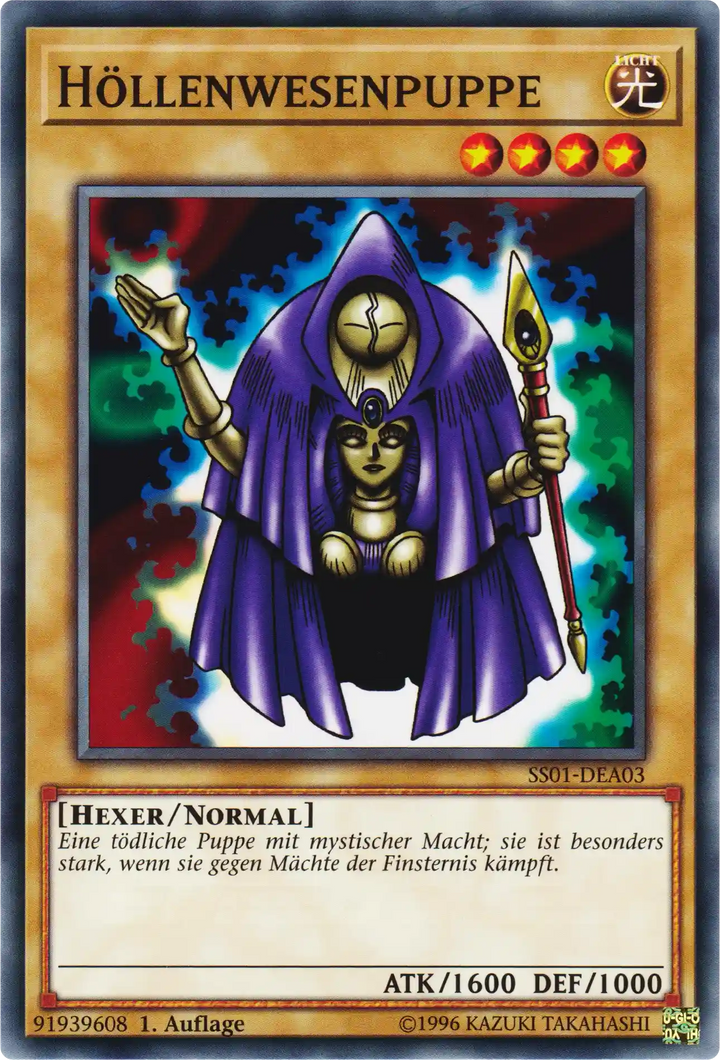 Höllenwesenpuppe Yu-Gi-Oh! Karte SS01-DEA03 Common
