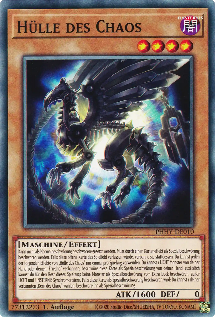 Hülle des Chaos Yu-Gi-Oh! Karte PHHY-DE010 Common
