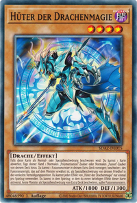 Hüter der Drachenmagie Yu-Gi-Oh! Karte SDAZ-DE015 Common