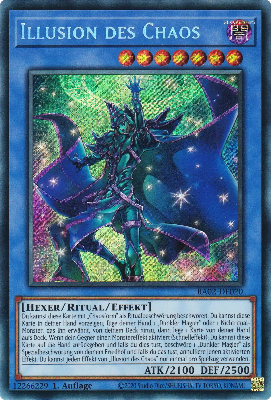 Illusion des Chaos Yu-Gi-Oh! Karte RA02-DE020 Secret Rare