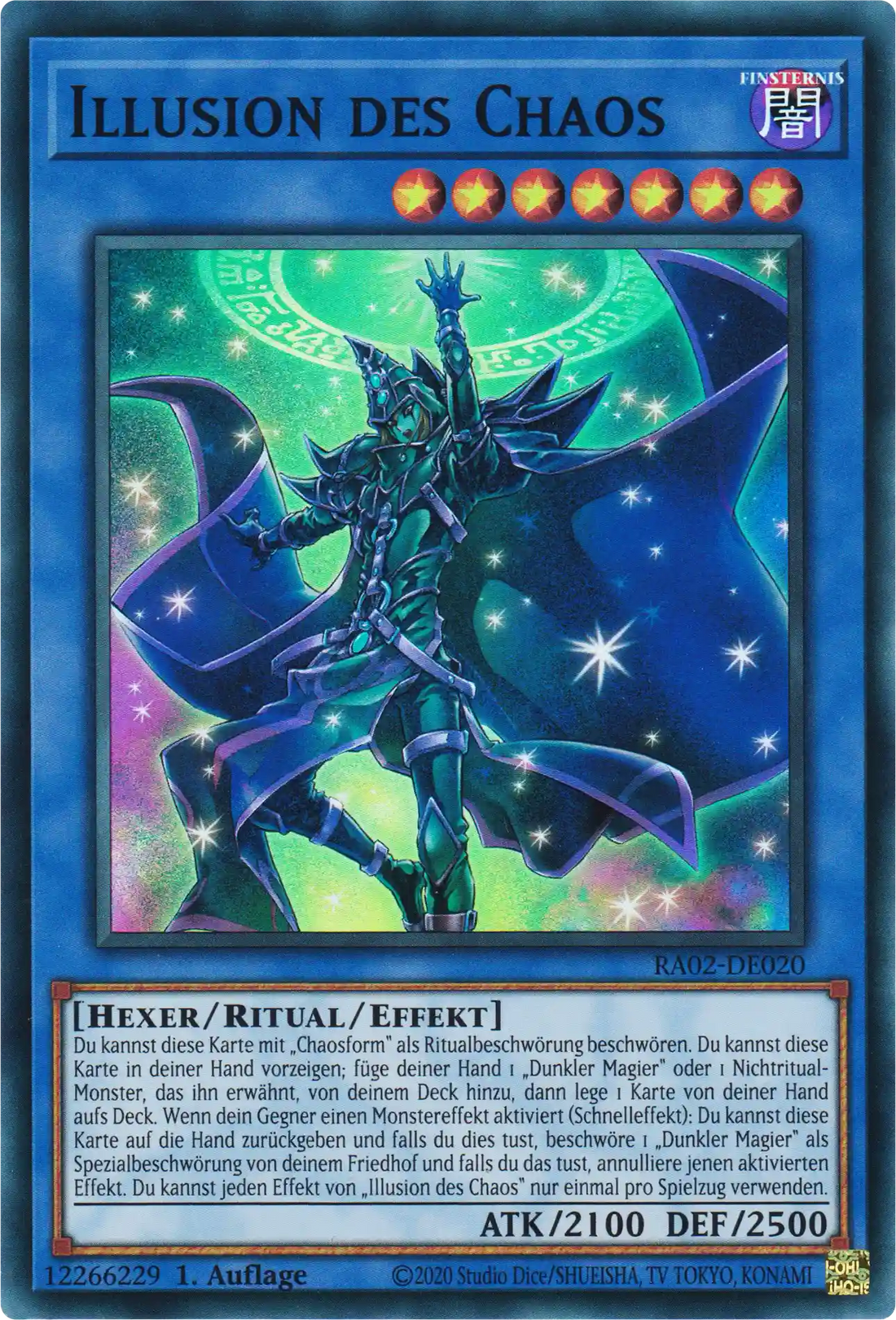 Illusion des Chaos Yu-Gi-Oh! Karte RA02-DE020 Super Rare