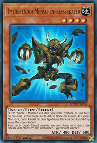 Imitierender Menschenfresserkäfer Yu-Gi-Oh! Karte MP22-DE204 Ultra Rare