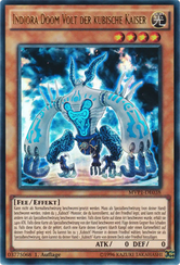 Indiora Doom Volt der kubische Kaiser Yu-Gi-Oh! Karte MVP1-DE038 Ultra Rare