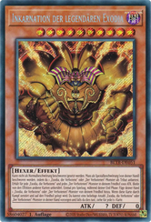 Inkarnation der legendären Exodia Yu-Gi-Oh! Karte BLTR-DE051 Secret Rare