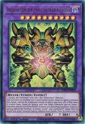 Inkarnation der unaufhaltbaren Exodia Yu-Gi-Oh! Karte INFO-DE033 Ultra Rare