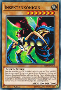 Insektenkönigin Yu-Gi-Oh! Karte LED2-DE012 Common