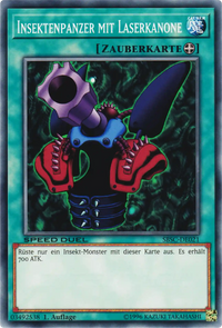 Insektenpanzer mit Laserkanone Yu-Gi-Oh! Karte SBSC-DE021 Common