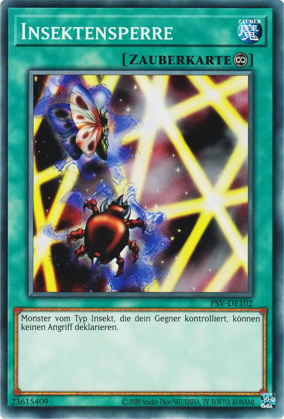 Insektensperre Yu-Gi-Oh! Karte PSV-DE102 Common