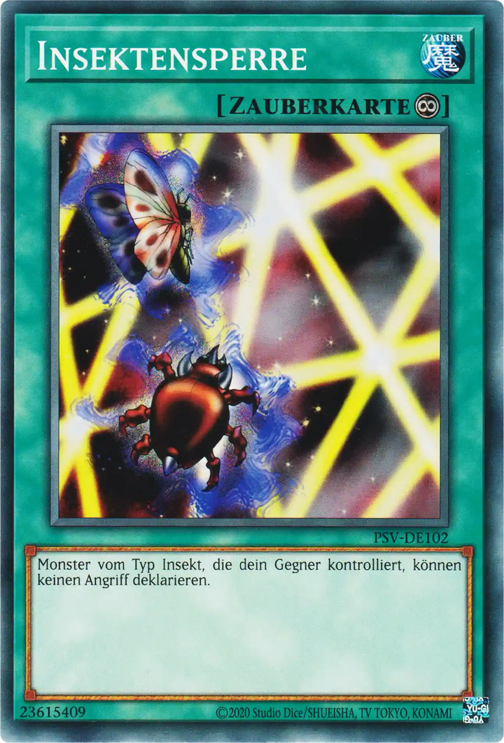 Insektensperre Yu-Gi-Oh! Karte PSV-DE102 Common