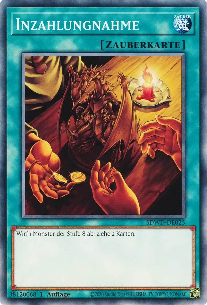 Inzahlungnahme Yu-Gi-Oh! Karte SDWD-DE025 Common